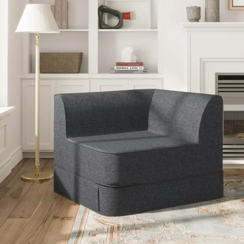 Sofa Minimalistyczna, Moduł Narożny, aranżacja w salonie.