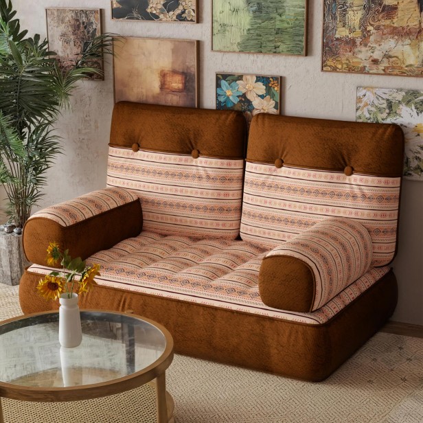 Modułowa Sofa, kanapa Podłogowa w Stylu Boho.