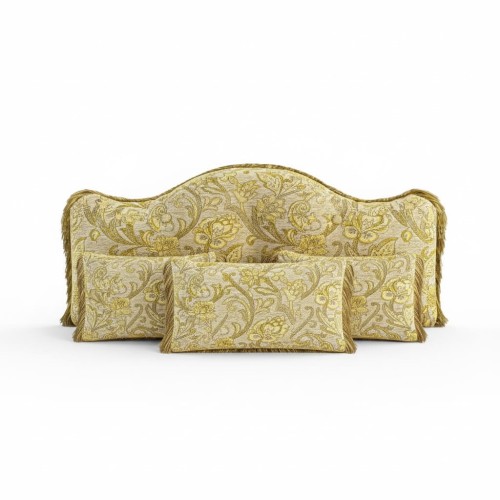 Zestaw Pięciu Ozdobnych Zagłówków w Stylu Vintage.