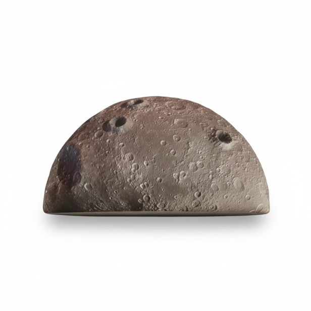 Podłużna Poduszka Wałek Wzór 3D Księżyc.