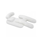 Poduszka z Kanałem na Ramię (dla Osób Śpiących na Boku) Biała