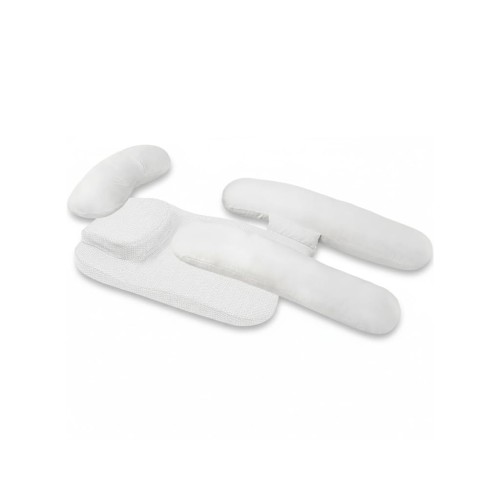 Poduszka Ortopedyczna z Kanałem na Ramię (dla Osób Śpiących na Boku) Biała.