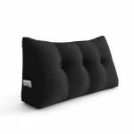 Sztruksowa Poduszka do Czytania – Czarna