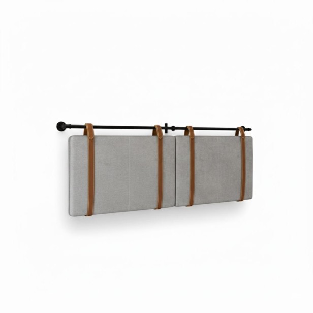 Dwustronny Regulowany Zagłówek Ścienny. wersja szara