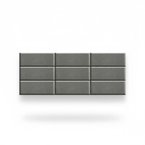 Panel Ścienny Samoprzylepny. Zagłówek szary.