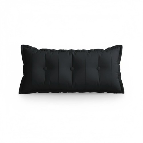 Prostokątna Poduszka do Oparcia Pleców – Bawełna Czarna.