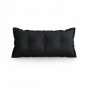 Prostokątna Poduszka do Oparcia Pleców – Bawełna Czarna.