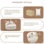 Wypoczynkowy Okrągły Szezlong, sofa, fotel, beżowy. Szczegóły wysyłki, rozpakowania i montażu.