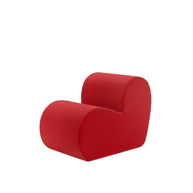 Aksamitny Fotel Serce Loving Sofa.