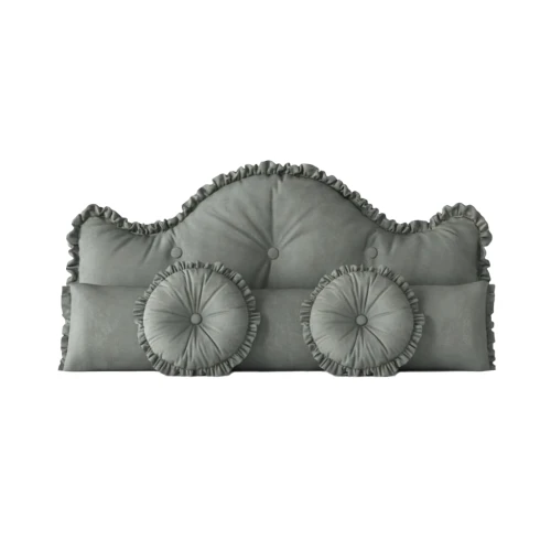 Dekoracyjny Zestaw Poduszek (3 szt.) Szary.