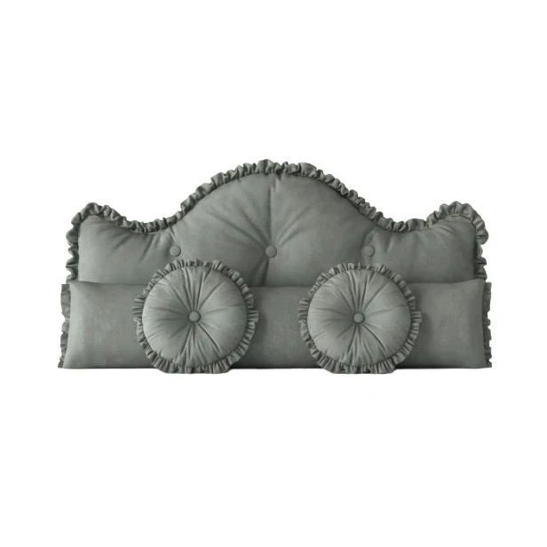 Dekoracyjny Zestaw Poduszek (3 szt.) Szary.