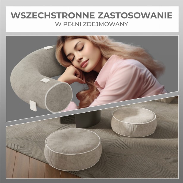 Sofa z pasami, wszechstronne zastosowanie.