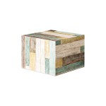 Nowoczesny Podnóżek/Pufa Kostka "Kolorowa Podłoga"