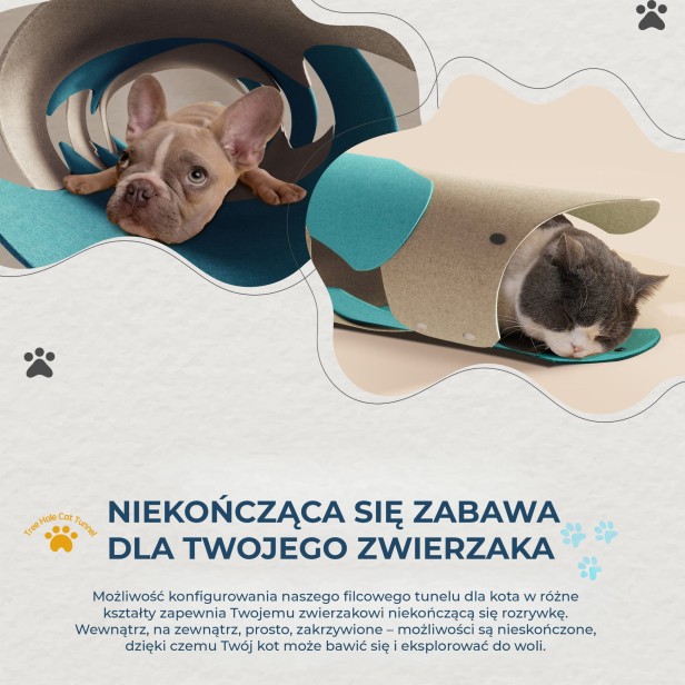 Koci Tunel Z Filcu, niekończąca się zabawa.