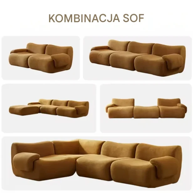 Sofa Chmurka, kombinacje.
