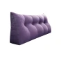 Trójkątna Poduszka do Czytania – Len Fiolet 120cm