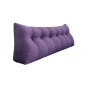 Trójkątna Poduszka do Czytania – Len Fiolet 180cm