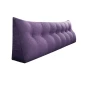 Trójkątna Poduszka do Czytania – Len Fiolet 200cm