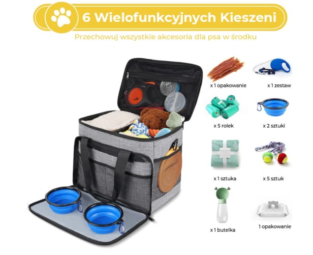 Torba Podróżna dla Zwierząt, wielofunkcyjność