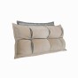Poduszka Zagłówkowa ze Schowkiem Beżowo-Szara