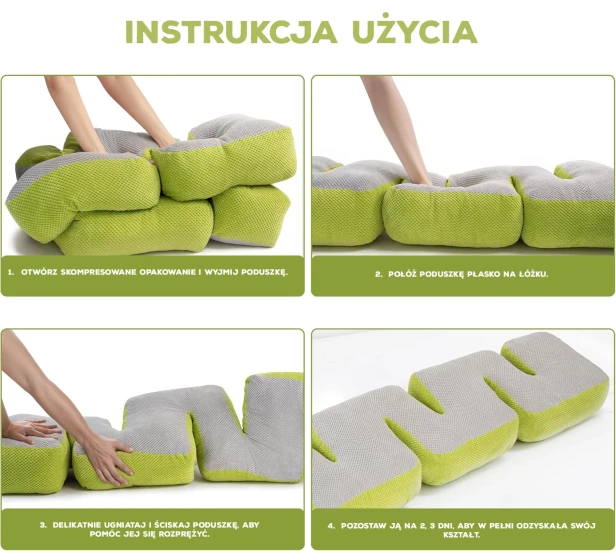 Oparcie na Zagłówek "Snake", instrukcja użycia.