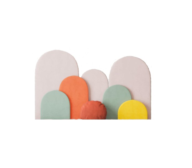 Miękki Pluszowy Zagłówek "Zachód Słońca"