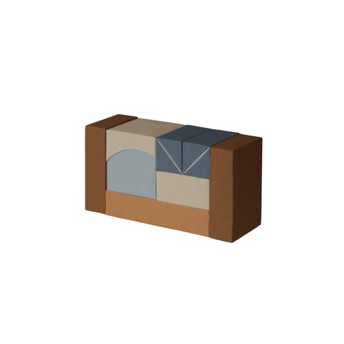 Sofa z Piankowych Bloków dla Dziecka