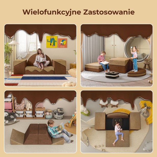 Plac Zabaw dla Dzieci "Deser", wielofunkcyjne zastosowanie.