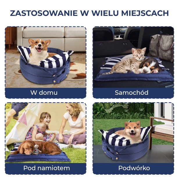 Mata i Legowisko dla Zwierząt 2w1 , rodzaje wykorzystania.