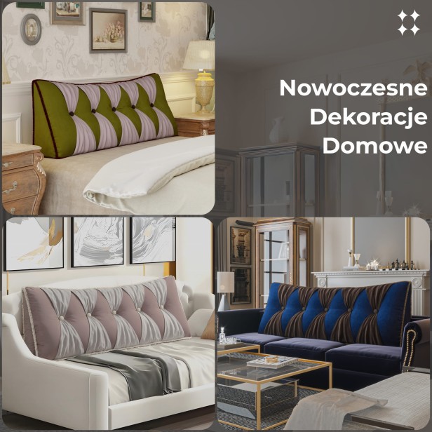 Poduszka Aksamitna w Stylu Vintage Różowa, warianty kolorystyczne.