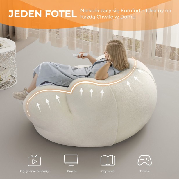 Wygodna Sofa Typu "Pufa", rodzaje wykorzystania.