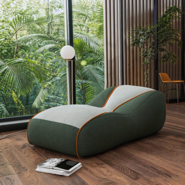 Leżak Zero Grawitacji, aranżacja w salonie