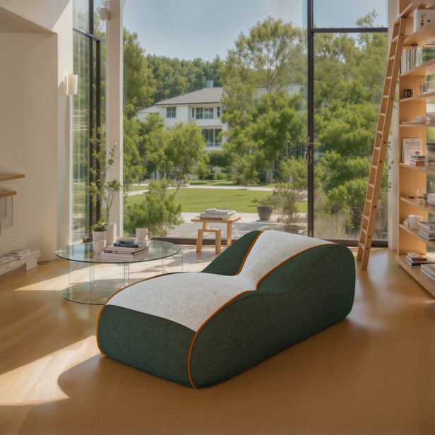 Leżak Zero Grawitacji, aranżacja w salonie