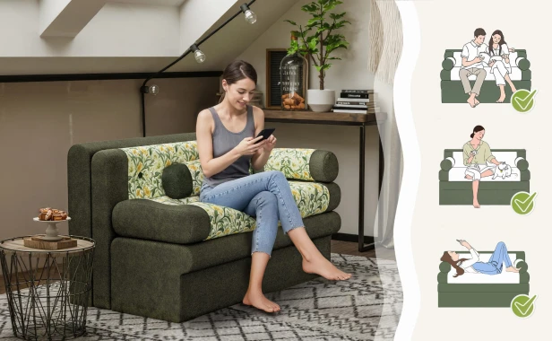 Sofa Typu Loveseat , sposoby użytkowania.