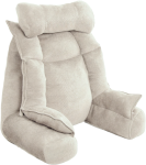 Poduszka Wspierająca Do Łóżka z Podłokietnikami Beżowa