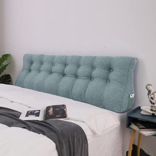 Szara Poduszka Lniana 200cm