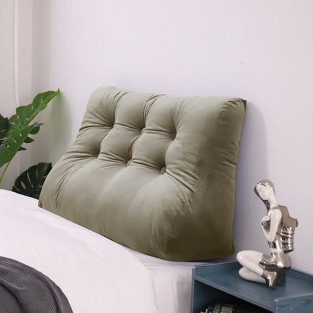 Beżowa Poduszka Velvet 100cm