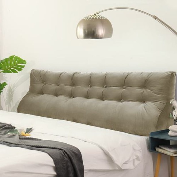 Beżowa Poduszka Velvet 200cm