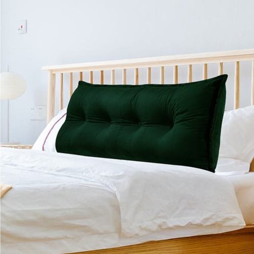 Aksamitna Poduszka Butelkowa Zieleń 120cm