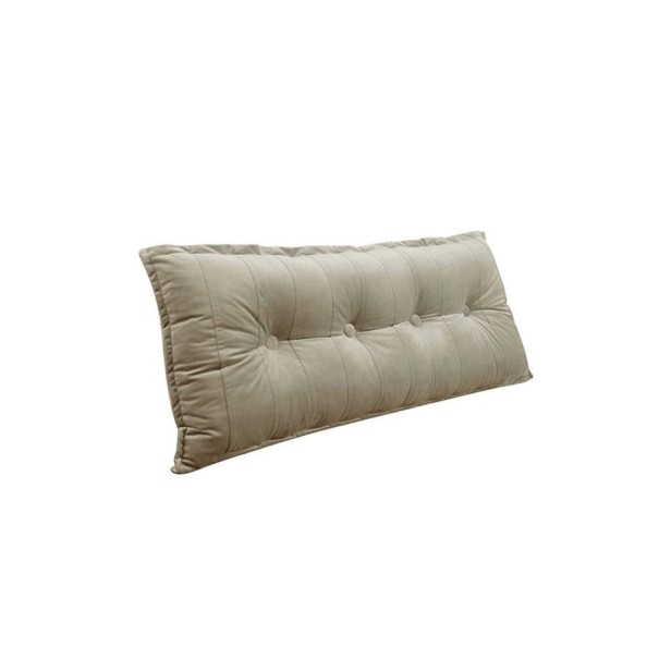 Aksamitna Poduszka Beżowa 120cm