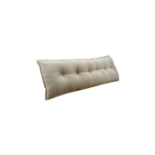 Aksamitna Poduszka Beżowa 180cm