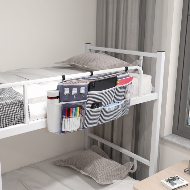 Wygodny Organizer na Łóżko, aranżacja na łóżku piętrowym