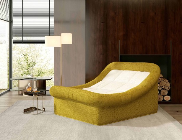 Aksamitna Leżanka Duo, aranżacja w salonie