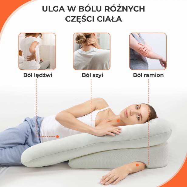 Poduszka Twój Zdrowy Odpoczynek, ulga w bólu