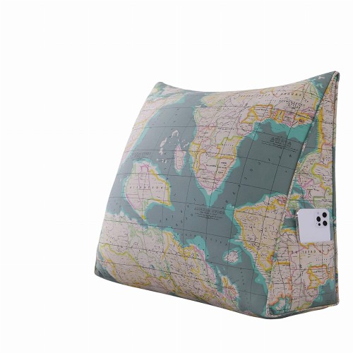Poduszka ozdobna Zielona Mapa