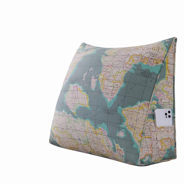 Poduszka ozdobna Zielona Mapa