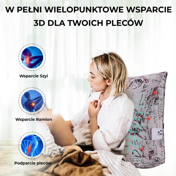 Poduszka Wspierająca Wzór Motyle, rodzaje wsparcia