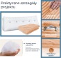 Trójkątna Poduszka Sztruksowa Brzoskwiniowa, praktyczne szczegóły produktu.