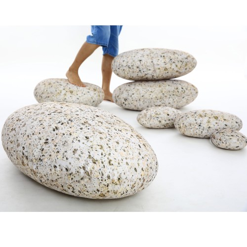 Poduszki Miękkie Kamienie Granit 7 szt.