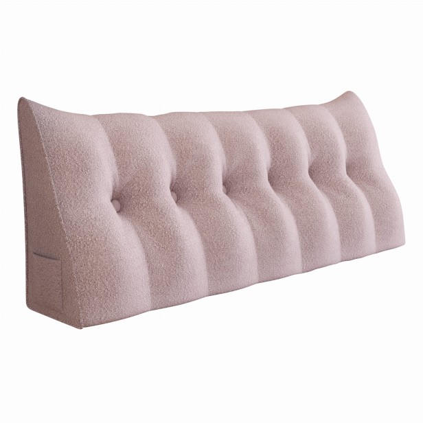 Trójkątna Poduszka Pluszowa Różowa